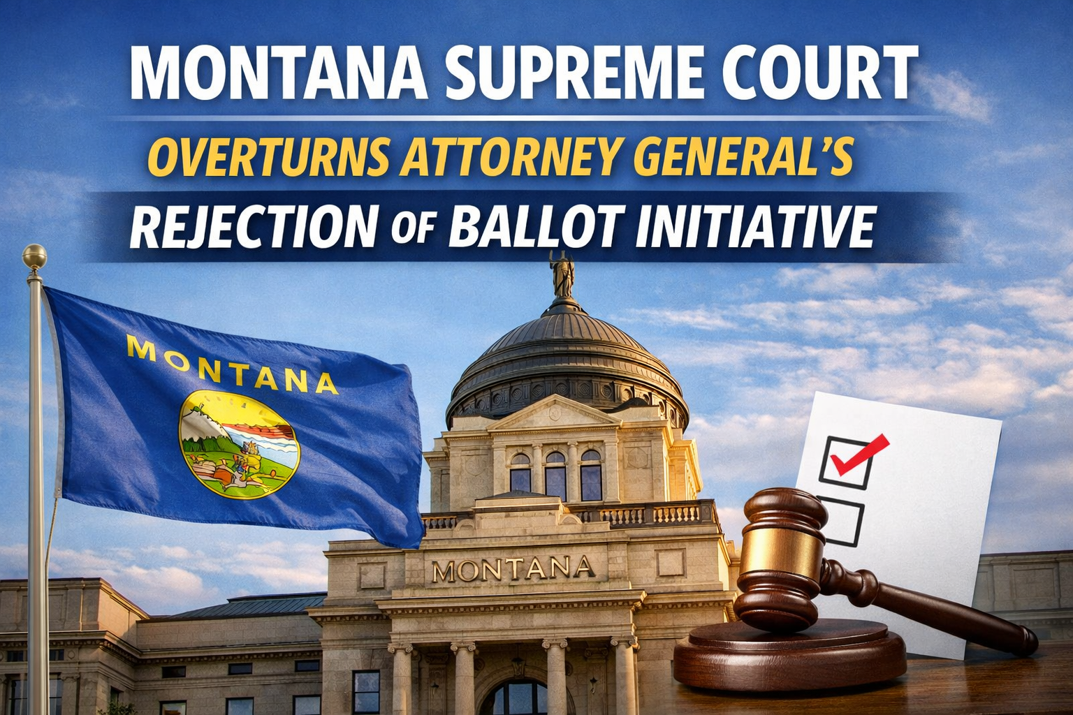 Montana Supreme Court Rules Attorney General Improperly Rejected Ballot Initiative Proposal